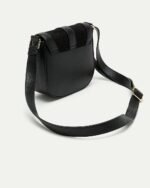 Mix-Media Faux Leather Bag - Image 2