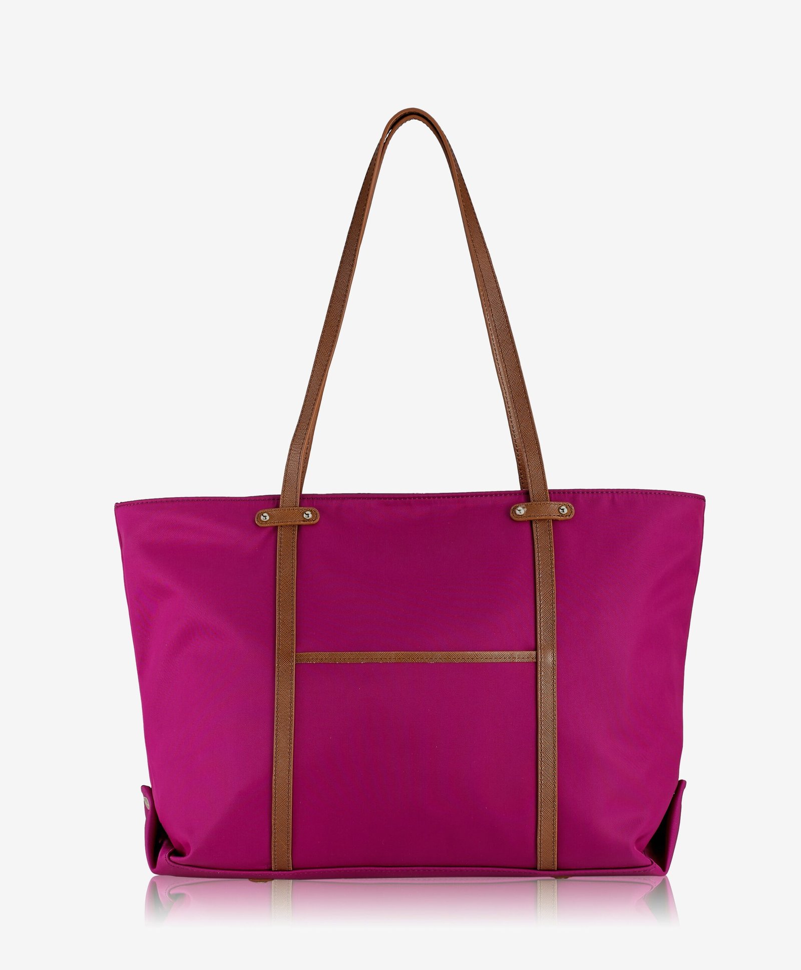 TUSPink-145887.jpg Bagivo Pink Union Square Tote Italian Nylon - Image 1